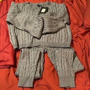 Sweater pant set